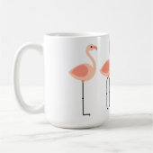 L-O-V-E Flamingos - Pink Flamingo LIEBE Kaffee Tas Kaffeetasse (Links)