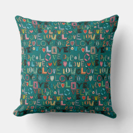 l o v e LIEBE AQUAMARIN Kissen