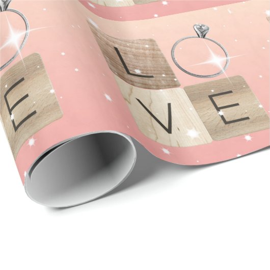 L-o-v-e Tiles Geschenkpapier (Rolleneckpunkt)