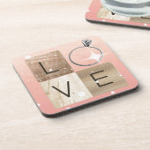 L-o-v-e Tiles Getränkeuntersetzer (Linke Seite)