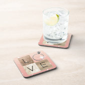 L-o-v-e Tiles Getränkeuntersetzer (Rechte Seite)