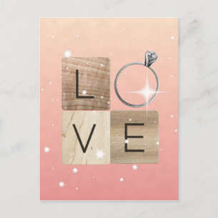 L-o-v-e Tiles Postkarte