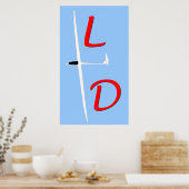 L over D Soaring Gliding Poster (Küche)