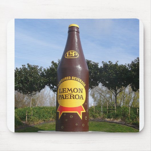 L&P Flasche, Paeroa, NZ Mousepad (Vorne)