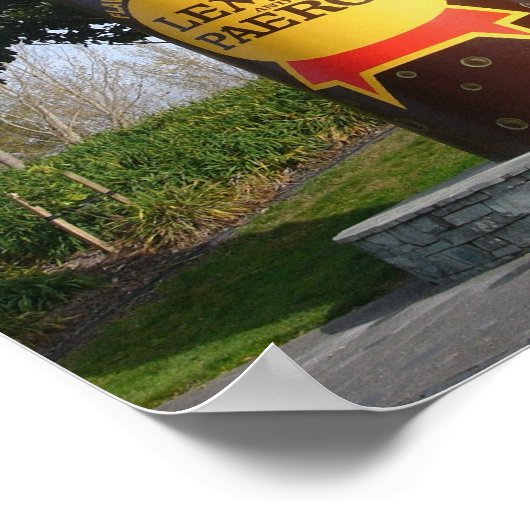 L&P Flasche, Paeroa Poster (Ecke)