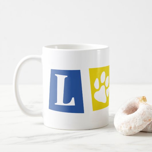 L-paw-VE Retro Kaffeetasse (Mit Donut)