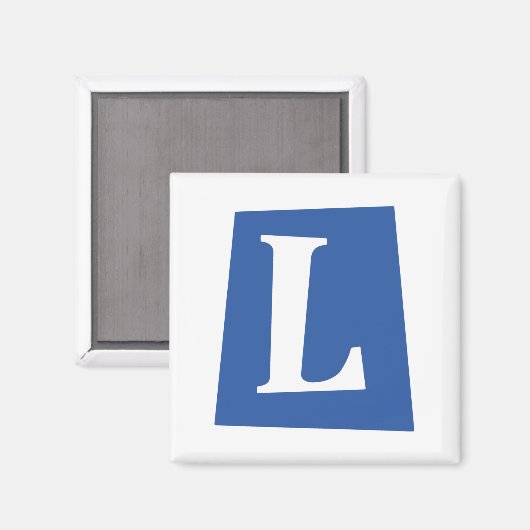 L-paw-VE Retro L Magnet (Vorderseite/Rückseite)