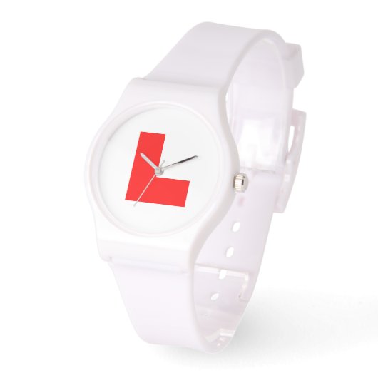 L-Plate Learner Driver / Bachelorette Hen Night Armbanduhr (Winkel)