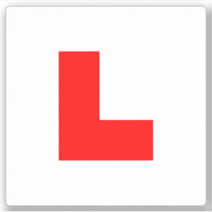 L-Plate Learner Driver / Bachelorette Hen Night Aufkleber