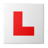 L-Plate Learner Driver / Bachelorette Hen Night Fliese (Vorderseite)