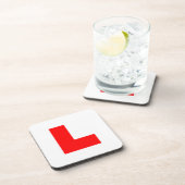 L-Plate Learner Driver / Bachelorette Hen Night Getränkeuntersetzer (Rechte Seite)