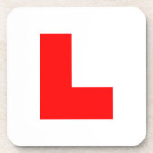 L-Plate Learner Driver / Bachelorette Hen Night Getränkeuntersetzer (Vorderseite)