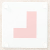 L-Plate Learner Driver / Bachelorette Hen Night Glasuntersetzer (Rückseite)