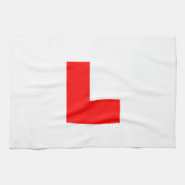 L-Plate Learner Driver / Bachelorette Hen Night Handtuch (Horizontal)