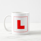 L-Plate Learner Driver / Bachelorette Hen Night Kaffeetasse (Links)