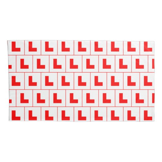 L-Plate Learner Driver / Bachelorette Hen Night Kissenbezug (Rückseite-Rechts)