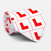 L-Plate Learner Driver / Bachelorette Hen Night Krawatte (Gerollt)