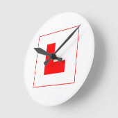 L-Plate Learner Driver / Bachelorette Hen Night Runde Wanduhr (Winkel)