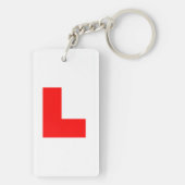 L-Plate Learner Driver / Bachelorette Hen Night Schlüsselanhänger (Rückseite)