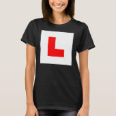 L-Plate Learner Driver / Bachelorette Hen Night T-Shirt (Vorderseite)
