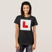 L-Plate Learner Driver / Bachelorette Hen Night T-Shirt (Vorne ganz)