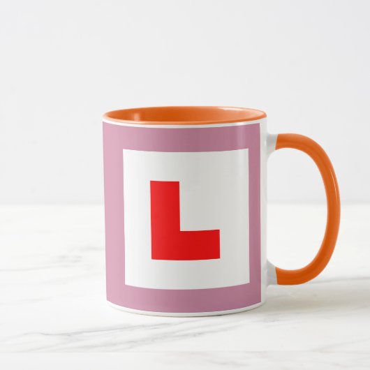 L-Plate Learner Driver / Bachelorette Hen Night Tasse (Rechts)