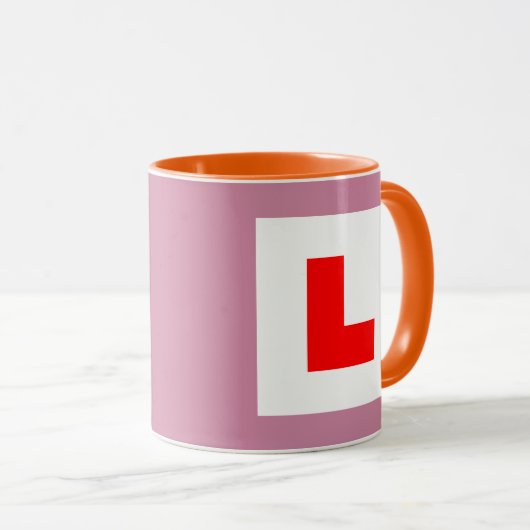 L-Plate Learner Driver / Bachelorette Hen Night Tasse (VorderseiteRechts)