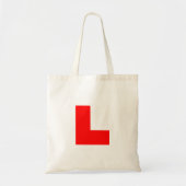 L-Plate Learner Driver / Bachelorette Hen Night Tragetasche (Vorne)