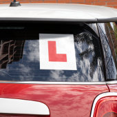 L Plerner Driver Red 7" Auto Fensteraufkleber