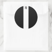 l, PR Runder Aufkleber (Tasche)