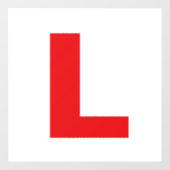 L Schild voll magnetisch Außen Auto Neuling Fahrer (Blatt)
