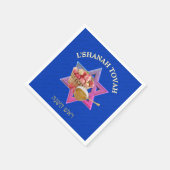 L SHANAH TOVAH | Jüdische Neujahrszeitung Serviette (Ecke)