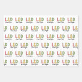 L und D Nurse | Arbeitskräfte und Versorgungssiche Geschenkpapier Set (Vorderseite 3)