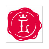 L - Ursprünglicher Buchstabe des antiken Wachs Sie Permastempel (Design)