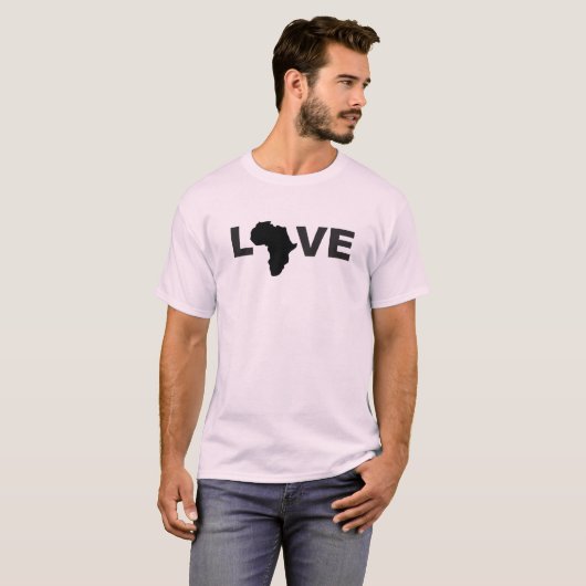 L-VE AFRICA BLACK T-Shirt (Vorne ganz)