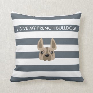 L♡VE MEINE FRANZÖSISCHE BULLDOGGE! DEKORATIVES KISSEN