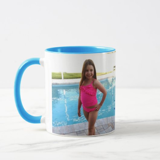 L werden fertig zum Schwimmen Tasse (Links)