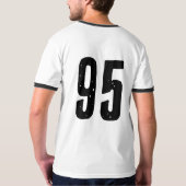 LA 95 Front Back Ringer Tee (Schwarz voll)