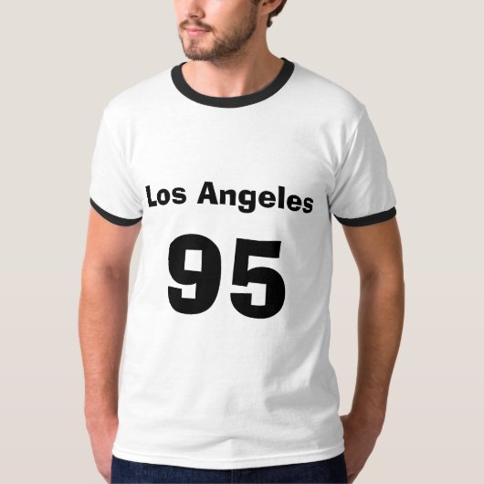LA 95 Front Back Ringer Tee (Vorderseite)