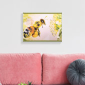 la abeja y la flor leinwanddruck (Insitu (Wohnzimmer))