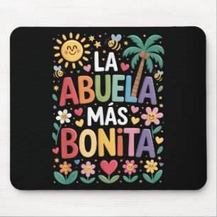 La Abuela Más Bonita Mama Niedlich Abuela Grandma  Mousepad