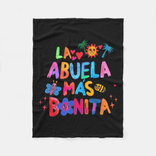 La Abuela Más Bonita Mama Niedlich Grandma Muttert Fleecedecke