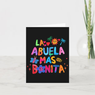 La Abuela Más Bonita Mama Niedlich Grandma Muttert Karte