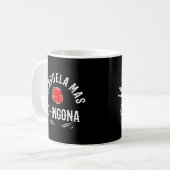 La Abuela Mas Chingona Rose Gift Kaffeetasse (Vorderseite Links)