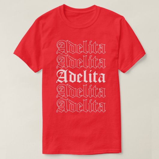 La Adelita Goth Mexic Soldier Adelita Gift2 T-Shirt (Design vorne)
