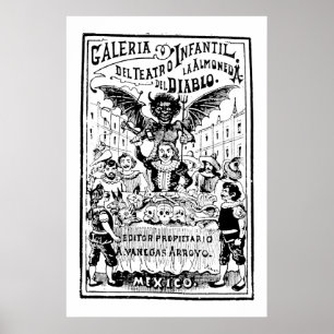 La Almoned Del Diablo durch José Guadalupe Posada Poster