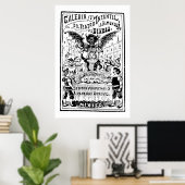La Almoned del Diablo von José Guadalupe Posada Poster (Heimbüro)