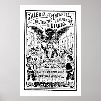 La Almoned del Diablo von José Guadalupe Posada Poster
