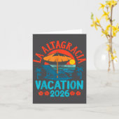 La Altagracia 2026 Vacation Beach Summer Vibes Karte (Gelbe Blume)
