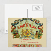 La Amenidad Cigars Postkarte (Vorne/Hinten)